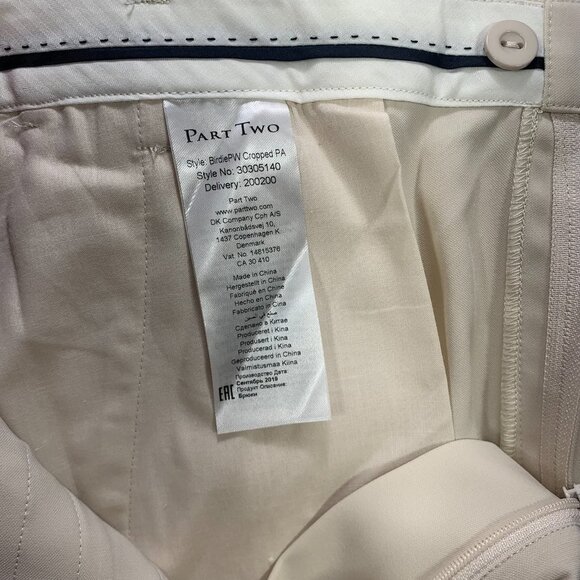 - Part Two beige dressy pants size 38 - Picture 7 of 9